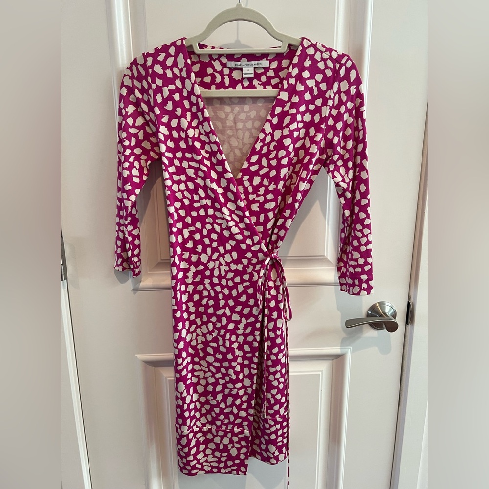 Diane Von Furstenberg Naoki Wrap Dress - Size 0